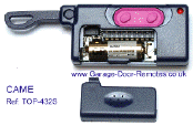 CAME TOP-432S keyfob - open