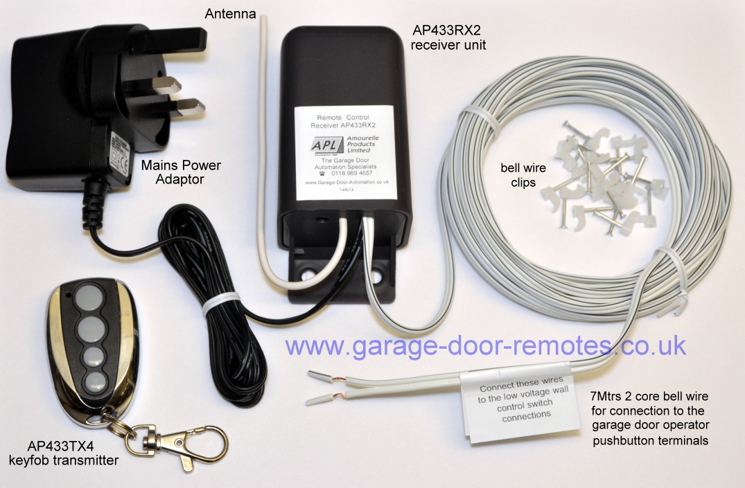 Remote control system upgrade for Chamberlain garage door ... stanley garage door opener circuit diagram 