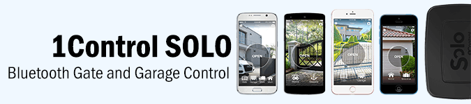 1Control SOLO Bluetooth Gate and Garage Control